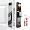 Tuya App Smart Door Lock Digital Automatic 3d Face Recognition Fingerprint Key Password Camera Aluminum Alloy