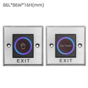 Metal Exit Button NOTouch Sensor Switch
